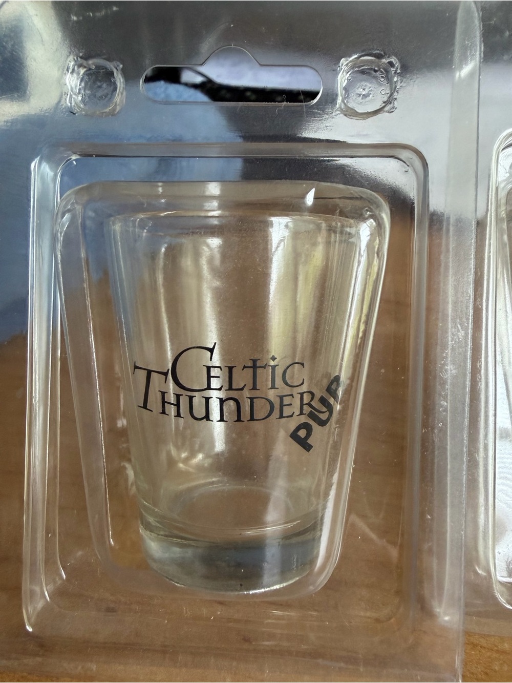 Celtic Thunder 1.5 oz Clear Glass Shot Glass, Printed Decorated